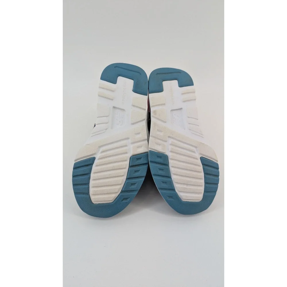 New Balance 997H Kids Blue Pink Suede Mesh Sneakers Shoes Size 1 PJ997HCV